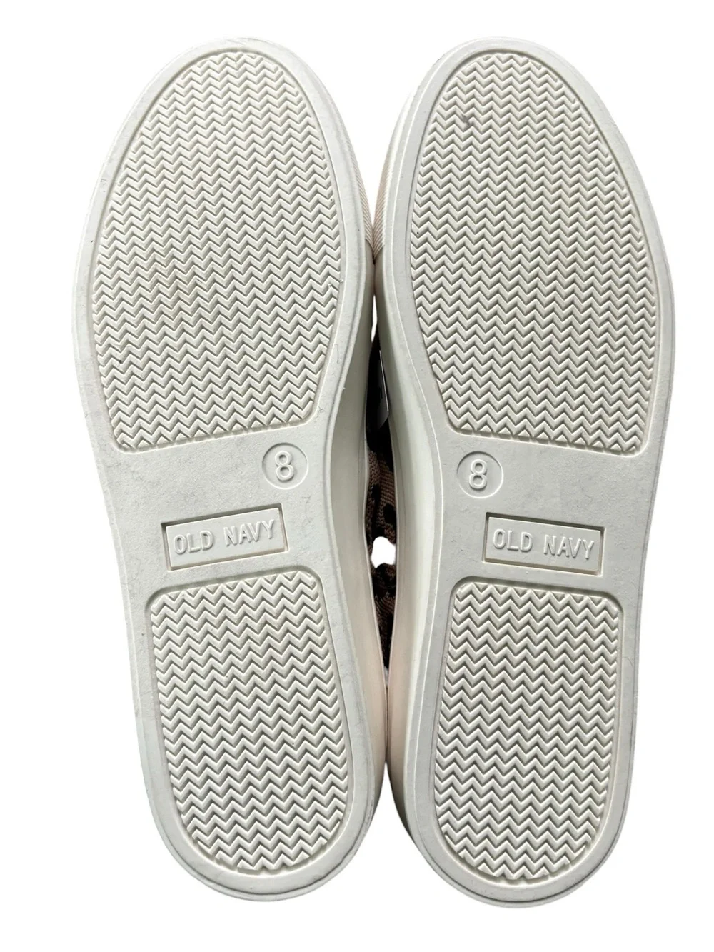 Old Navy Women's Leopard Slip-On Sneakers - Blush and Black